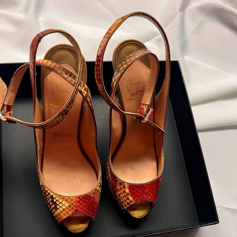 Christian Louboutin Open Toe Heels